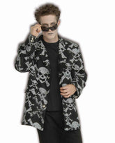 Skull & Cross Bones Sport Jacket Adult Costume