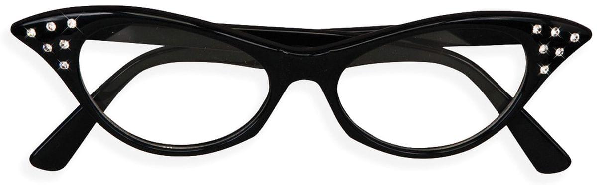 50's Rhinstone Costume Glasses