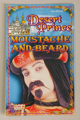 Desert Prince Beard And Moustache Costume Accessory