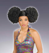 Afro Puff Costume Wig Adult Women