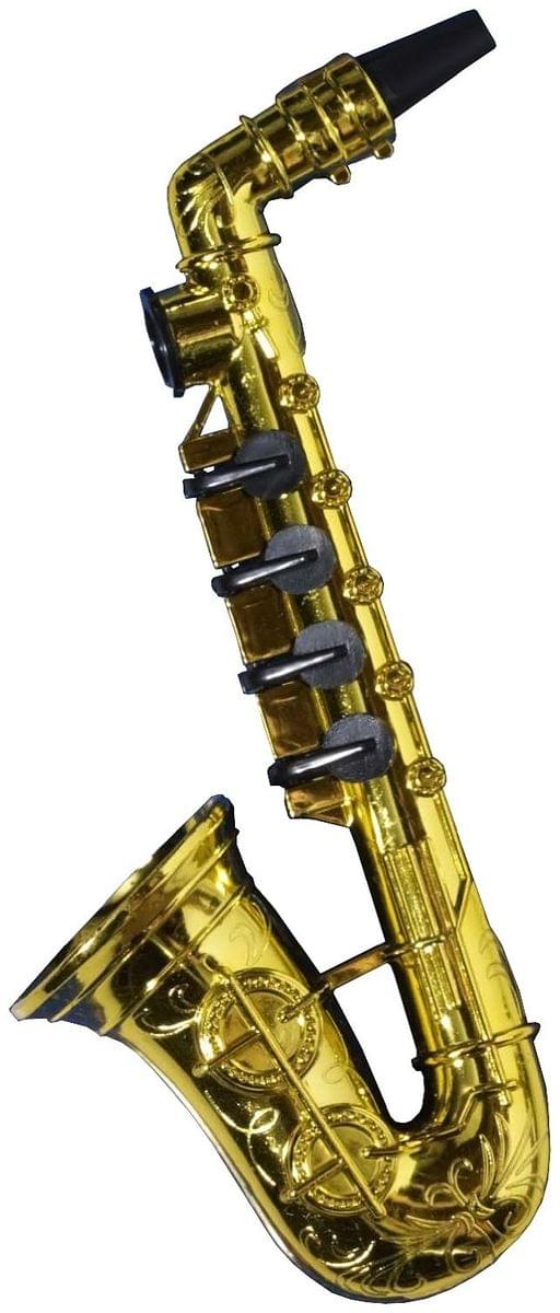 Gold Saxophone Party Kazoo Costume Accessory