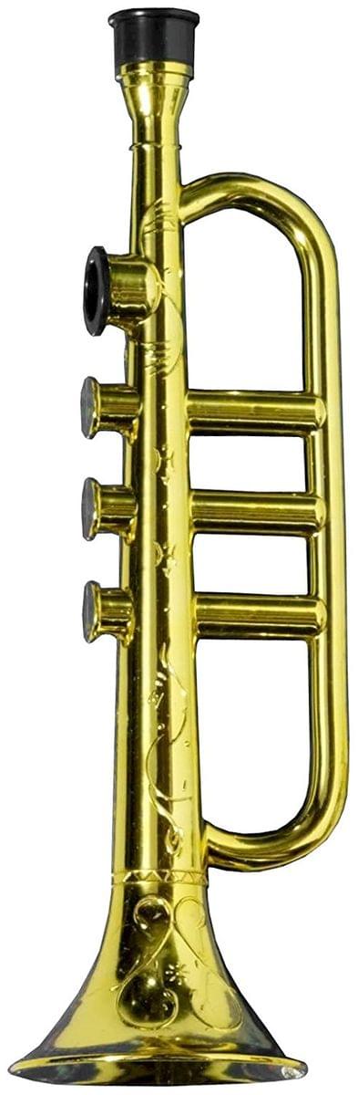 Gold Trumpet Party Kazoo Costume Accessory