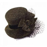 Steampunk Brown Adult Costume Mini Headband Hat