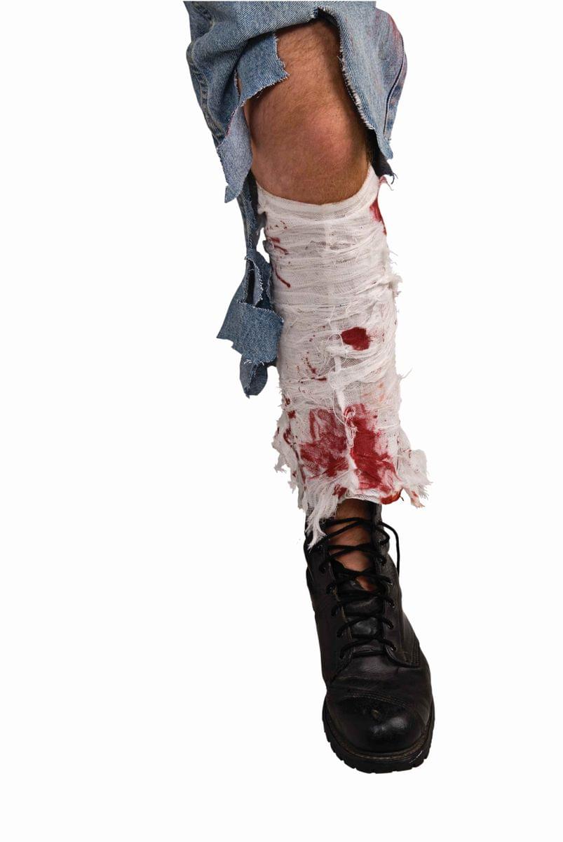 Bloody Leg Bandage Costume Accessory
