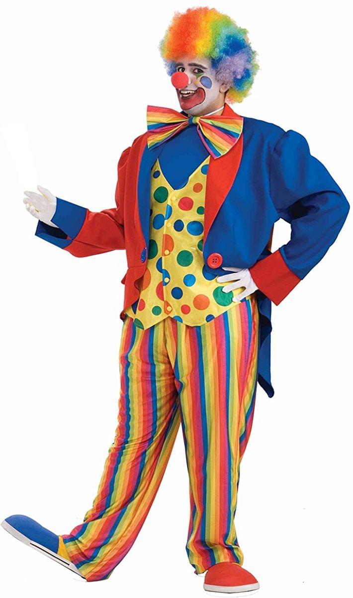 Clown Adult Costume Plus Size XXX-Large 52-58