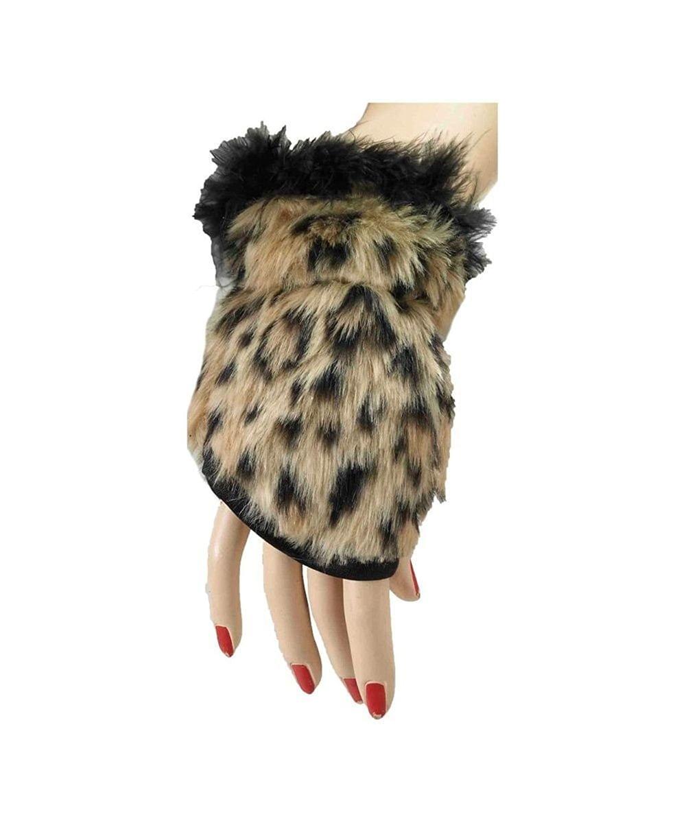 Leopard Glovelets Adult Costume Accessory