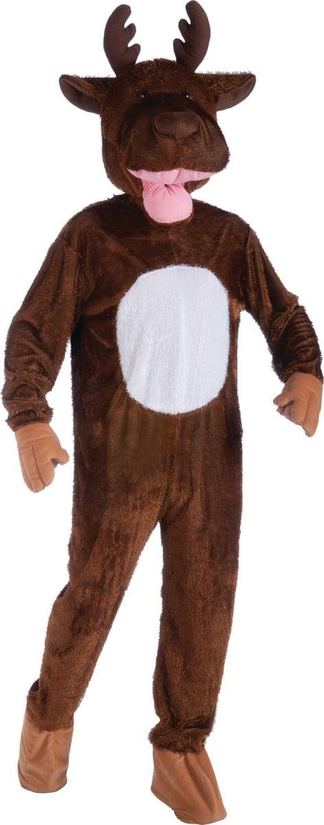 Moose Plush Mascot Adult Costume