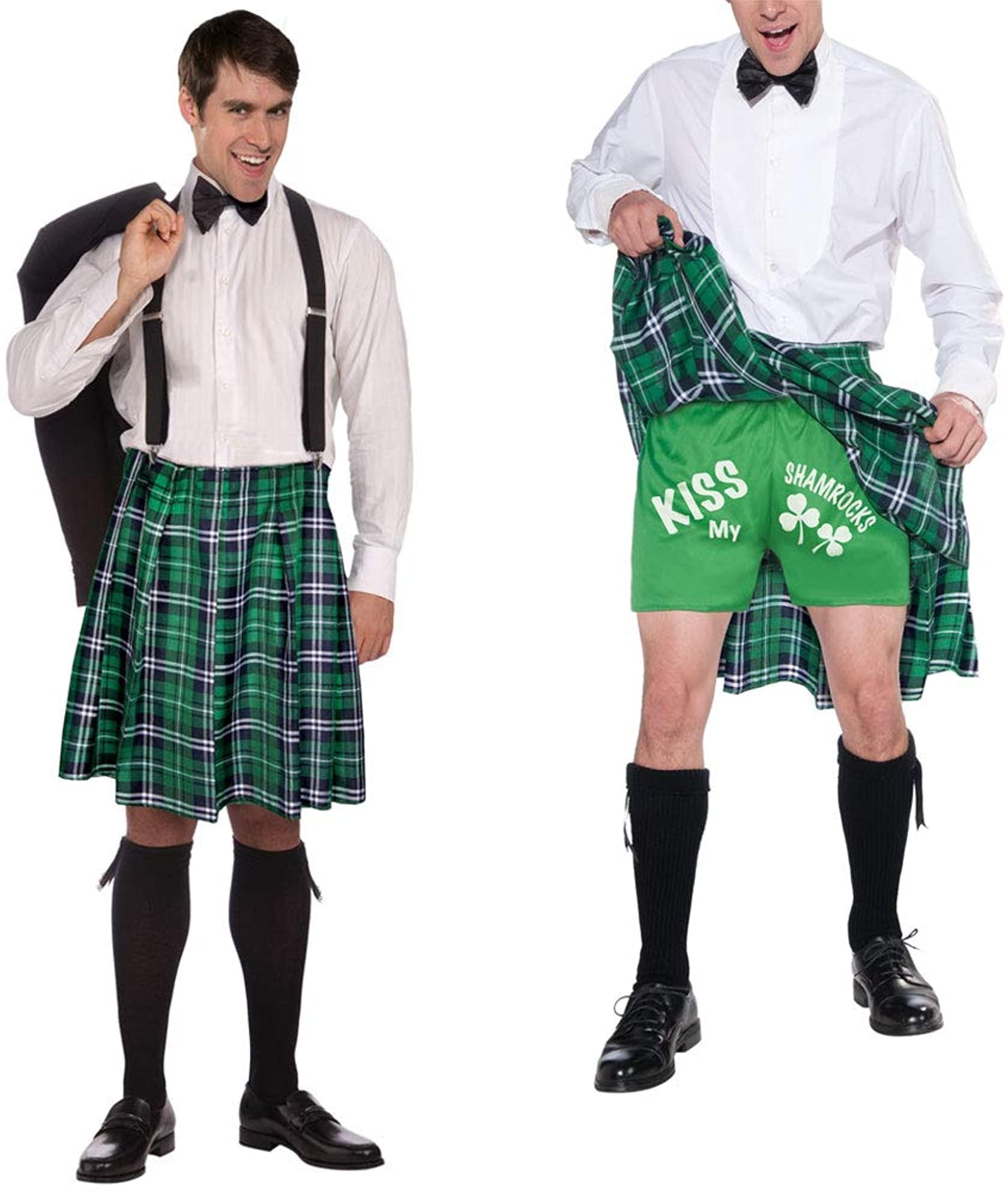 Men's Naughty Costume Kilt/Shorts Adult