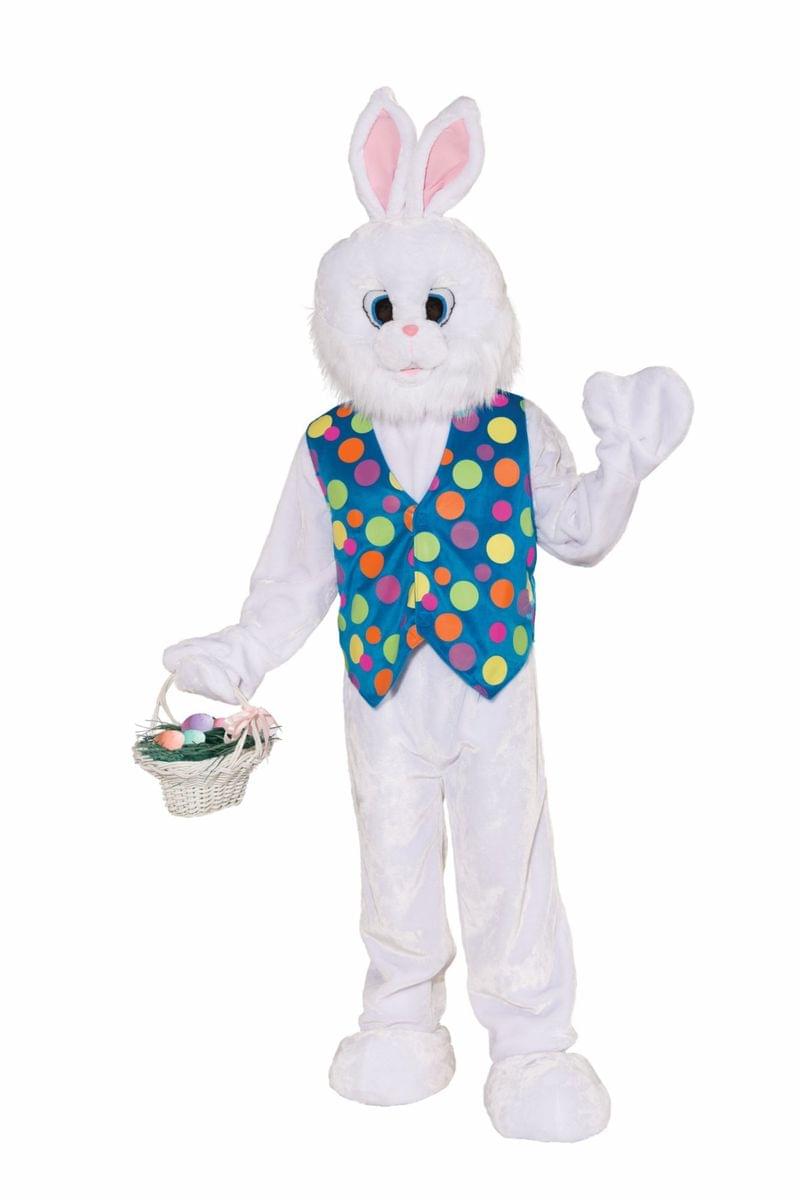 Funny Easter Bunny Plush Adult Costume