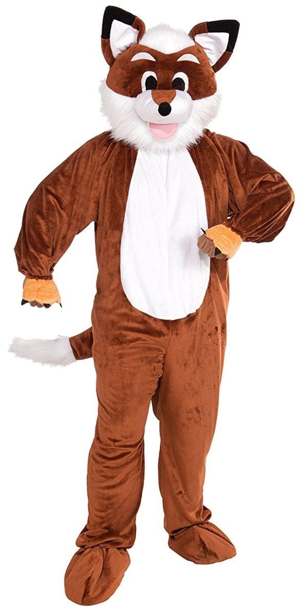 Fox Mascot Adult Animal Costume