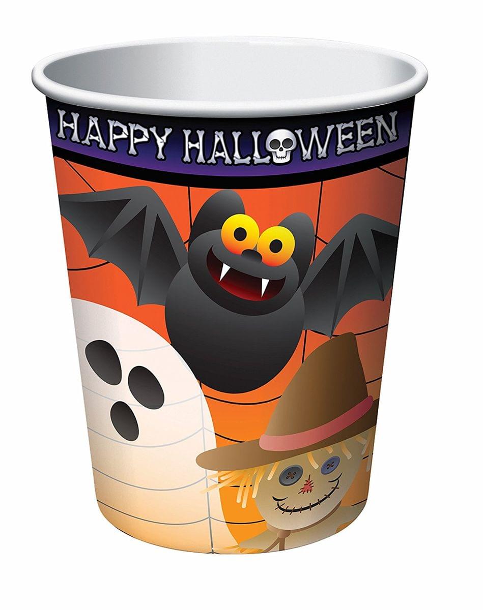 8 Count Happy Halloween Cups 9 oz Party Supplies