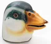 Latex Animal Costume Mask Adult: Mallard Duck