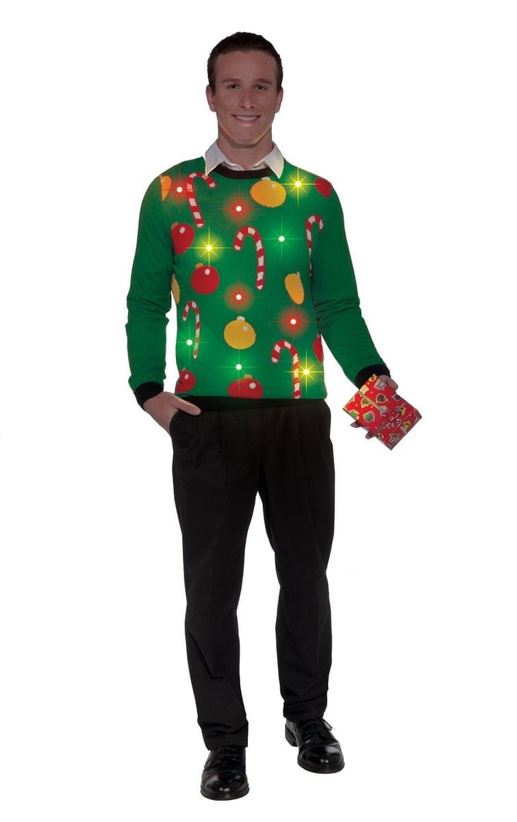 Tis The Season Light-Up Adult Ugly Christmas Sweater