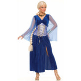 Medieval Fantasy Sapphire Dress Adult Costume