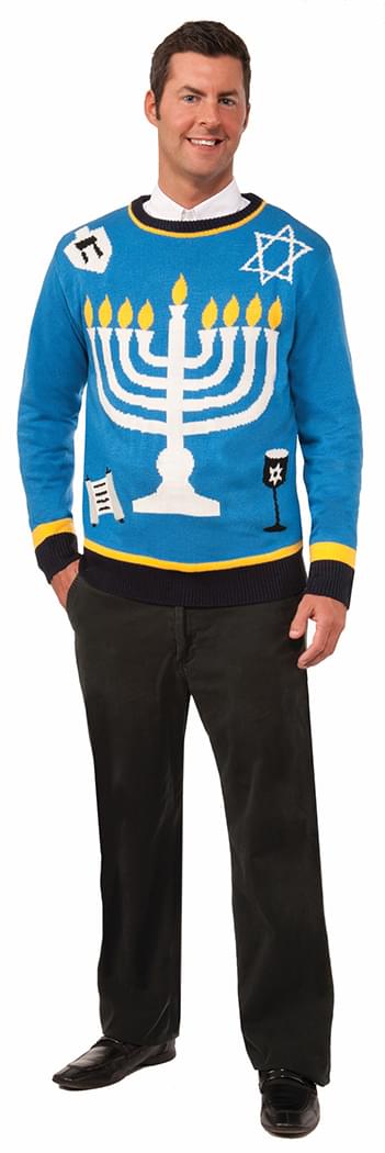 Outrageous Chanukah Holiday Sweater Adult