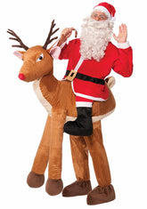 Santa Ride-A-Reindeer Costume Adult Men