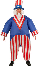Inflatable Uncle Sam Adult Costume | One Size