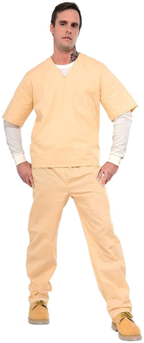 Orange is Black - Beige Prisoner Suit Costume Adult Standard