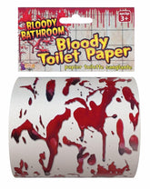 Bloody Bathroom Toilet Paper Halloween Décor