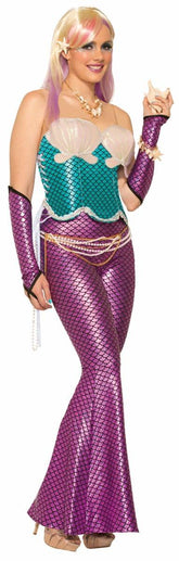 Pink Mermaid Adult Costume Arm Sleeves