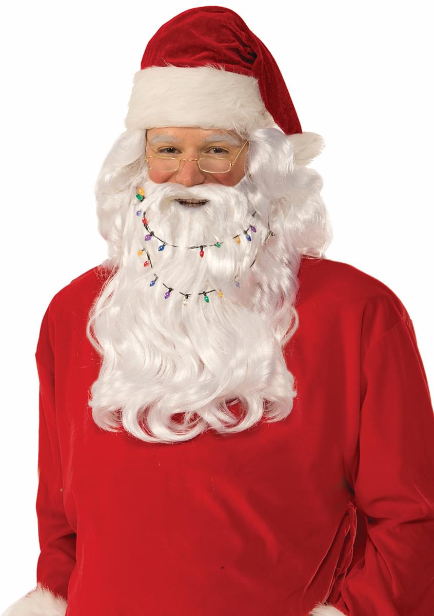 Christmas Light-Up Santa Beard