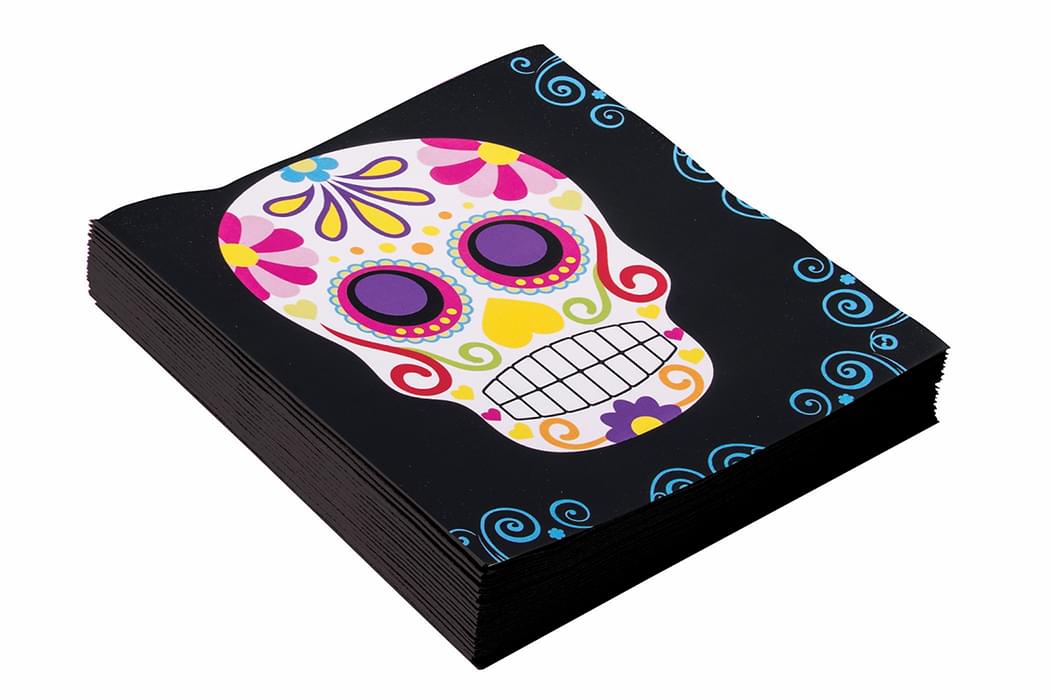Day Of The Dead Napkins 16 Pack