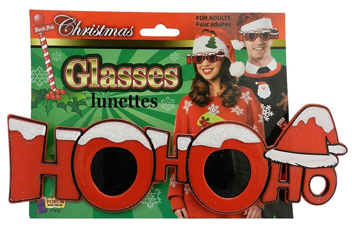 Ho Ho Ho Christmas Costume Glasses