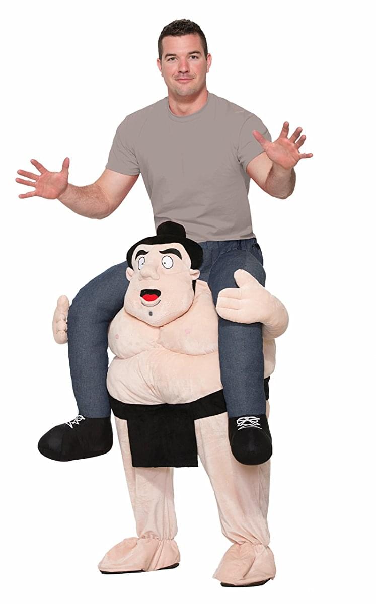 Shoulder Riding Adult Costume: Sumo Wrestler