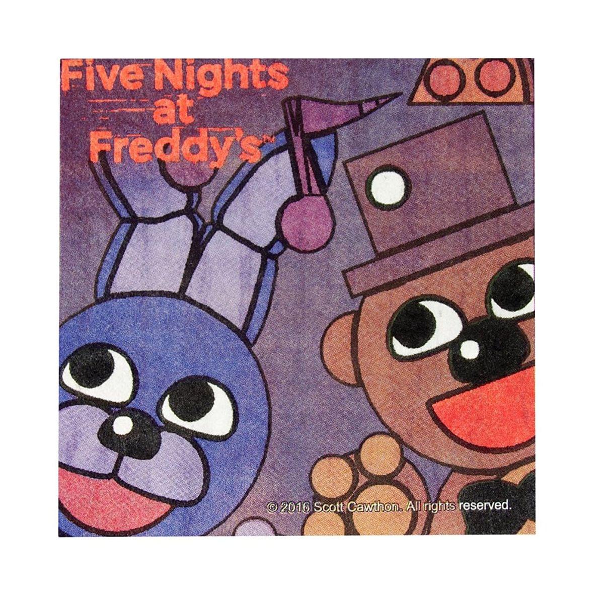 Five Nights at Freddy's 16 Count 10" Square Beverage Napkins