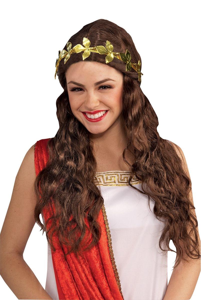 Roman Laurel Wreath Gold Leaf Headband Women's Costume Accessory