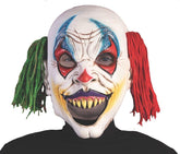 Open Mouth Evil Clown Adult Latex Costume Mask