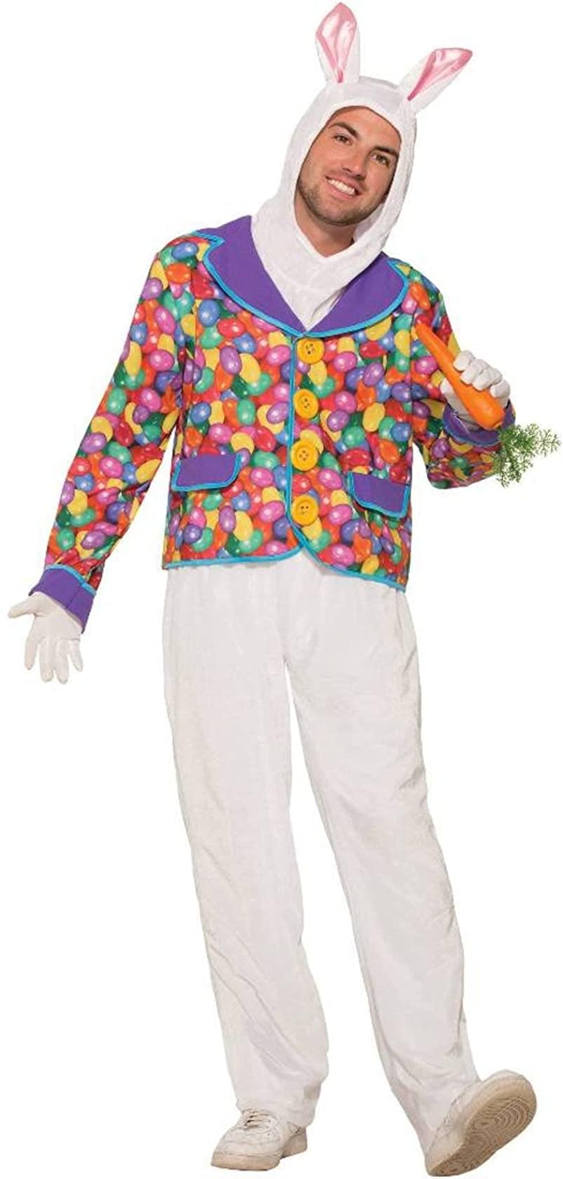 Easter Bunny with Jacket Adult Costume | Standard