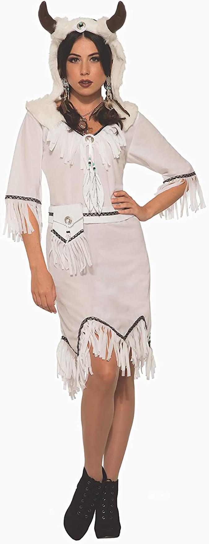 White Buffalo Spirit Womne's Costume, One Size