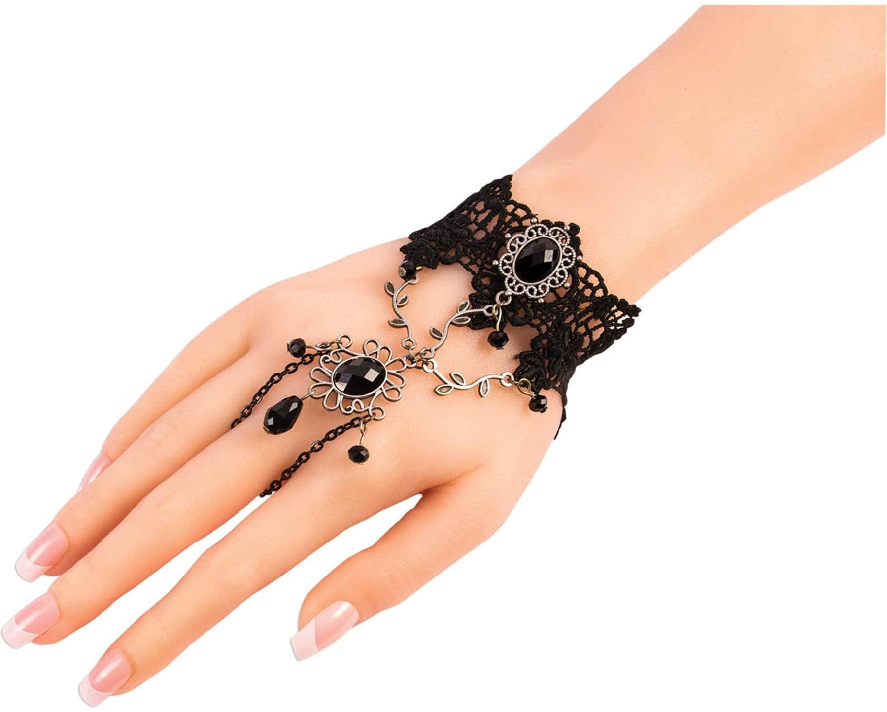 Dark Royalty Adult Costume Hand Jewelry