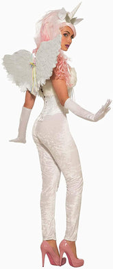 Women's Costume Unicorn Leggings, White, Standard