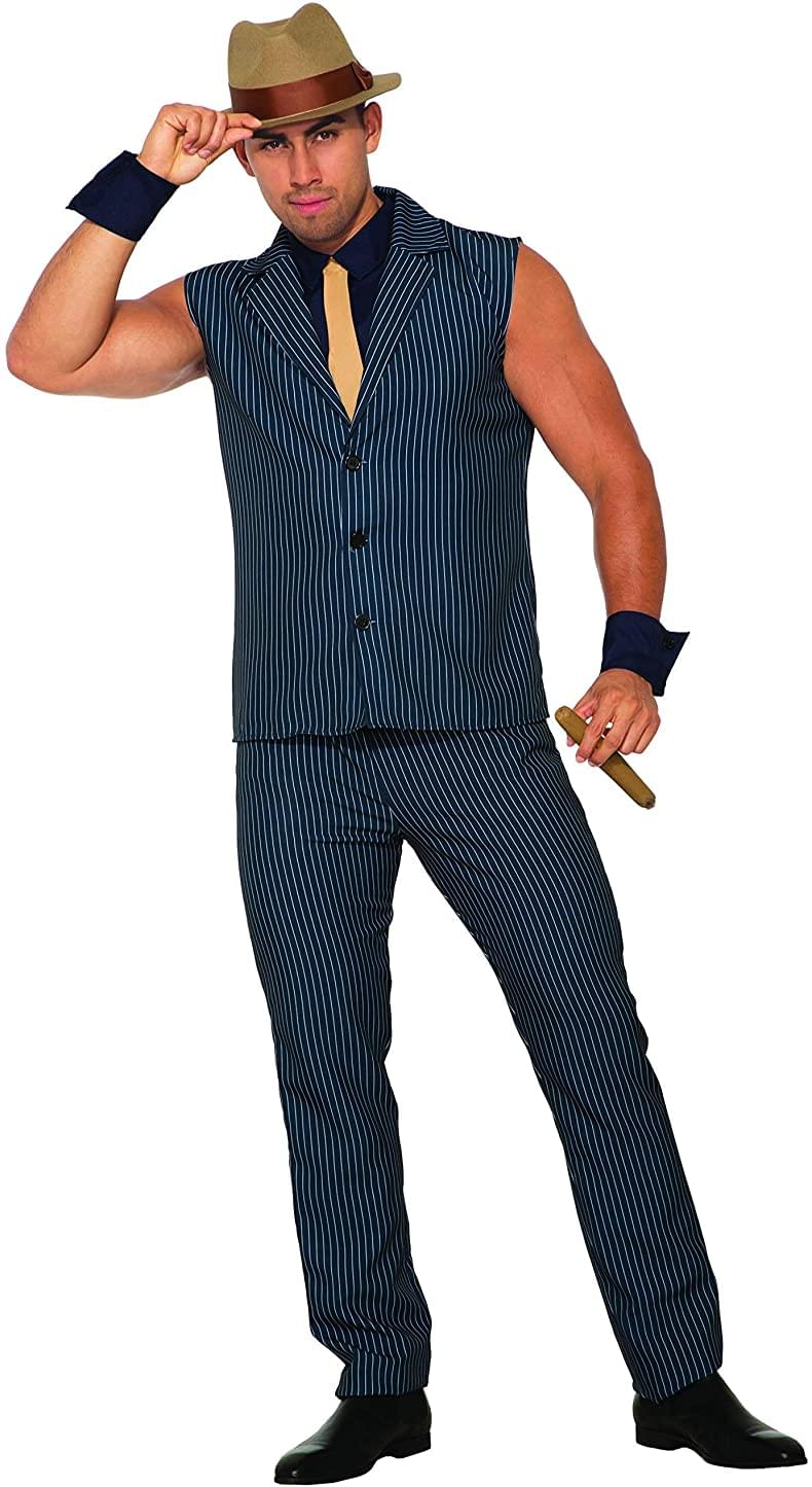 Tough Tony the Gangster Men's Costume, One Size
