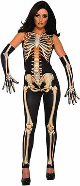 Lady Bones Women's Costume, One Size