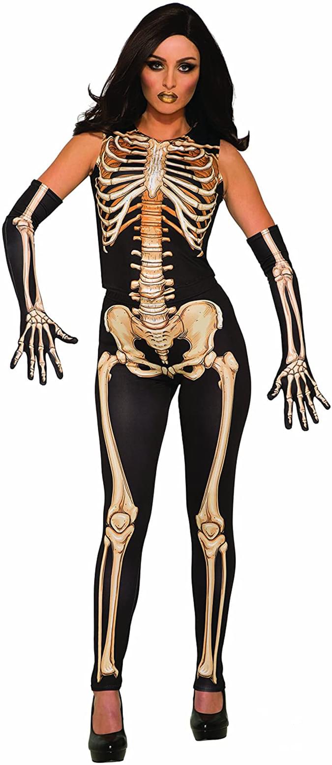 Lady Bones Women's Costume, One Size