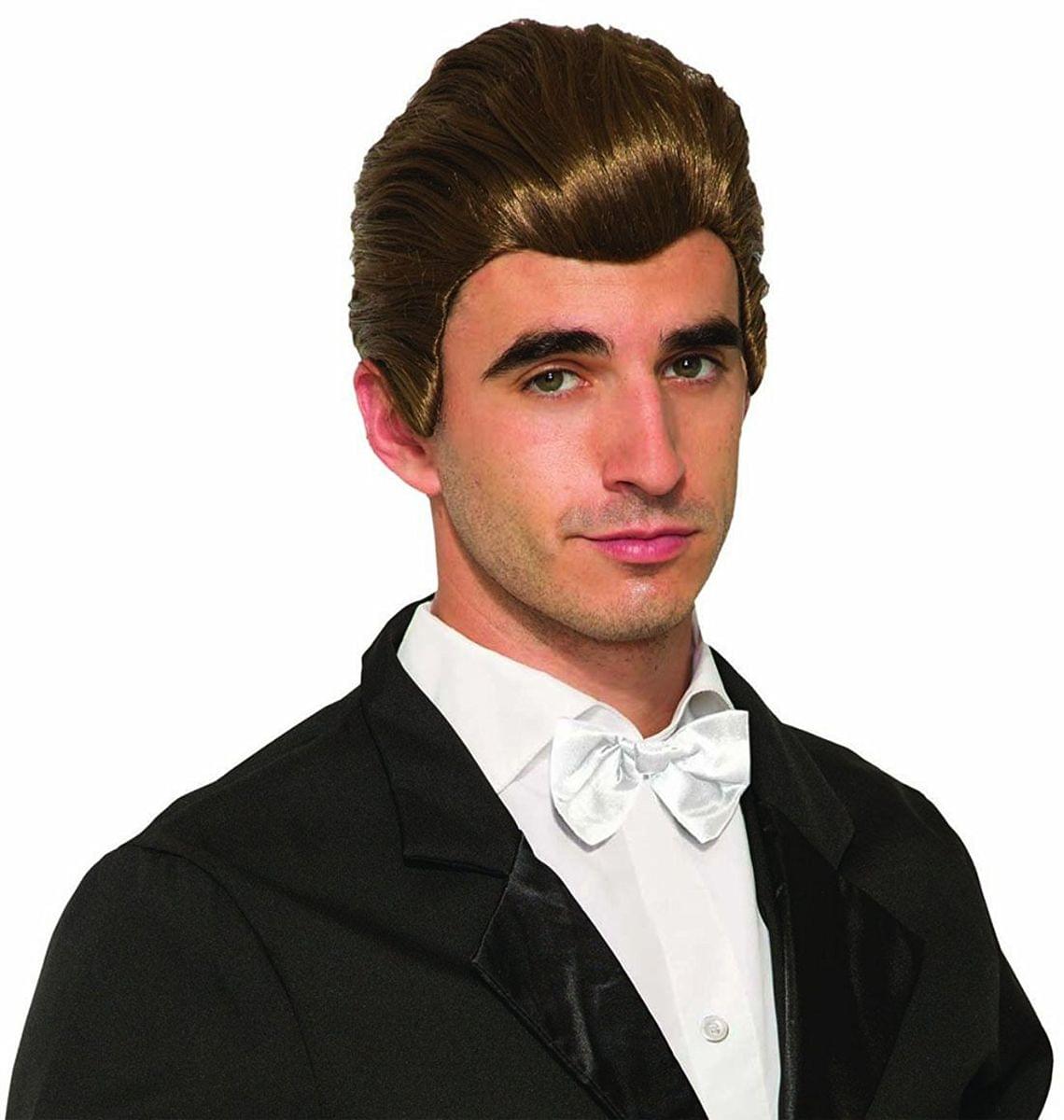 The Man Adult Costume Wig, Brown