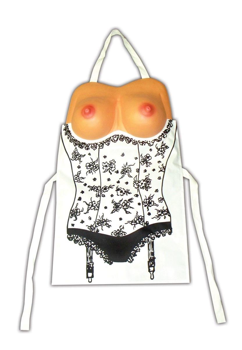 Boobs Vinyl Bust w/ Strings Adult Costume Accessory