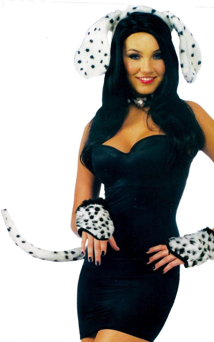 Dalmatian Ears and Tail Women's Costume Set