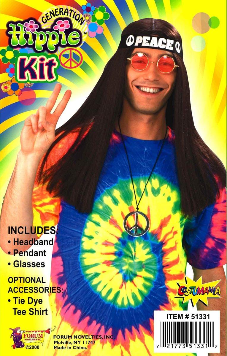 Hippie Adult Costume Kit