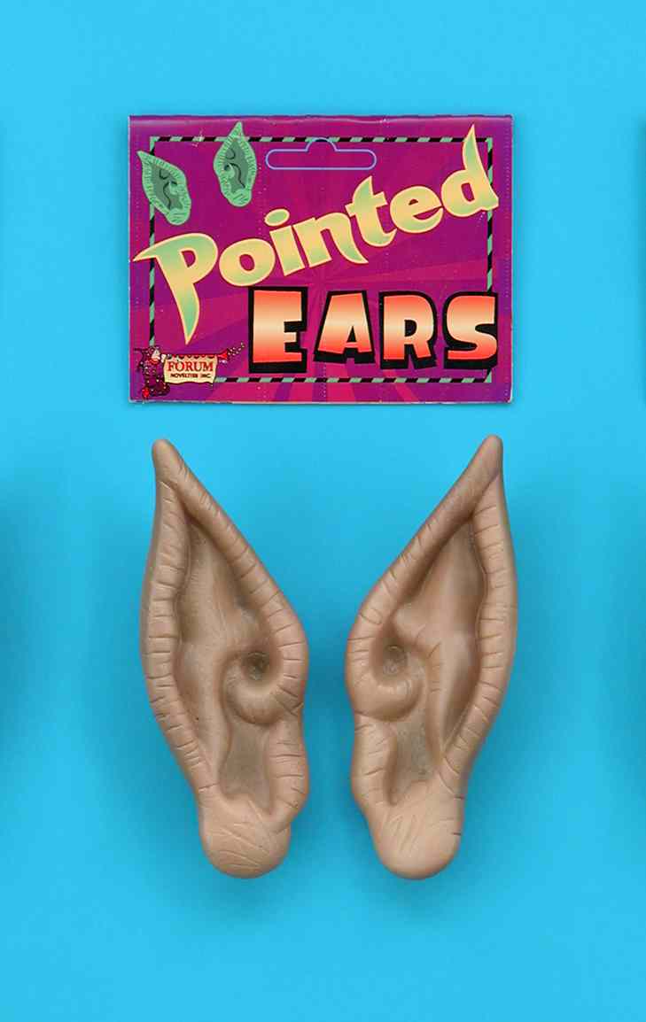Prosthetic Pointed Flesh-Colored Costume Ears