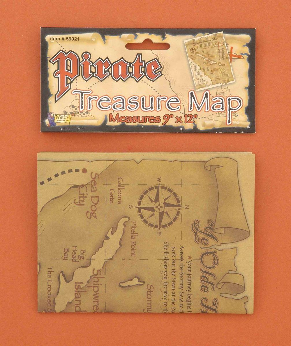 Pirate Treasure Map Costume Accessory