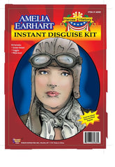 Amelia Earhart Helmet Goggles Scarf Disguise Adult Costume Kit