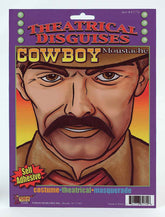 Western Cowboy Costume Black Moustache