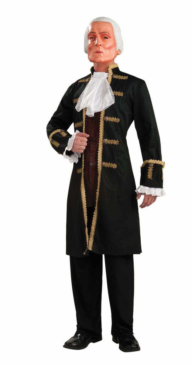 President George Washington Costume With Mask Adult Standard