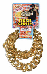 Hip Hop 80's Big Link Gold Necklace Costume Chain