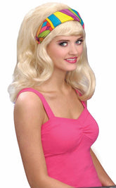 60's 70's Hippie Mod Adult Costume Headband