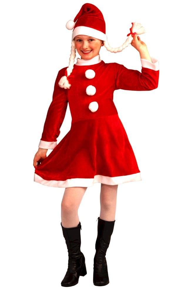 Lil Ms Santa's Helper Deluxe Costume Child
